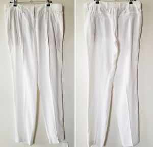 AKRIS Punto White Mia Trouser Pant